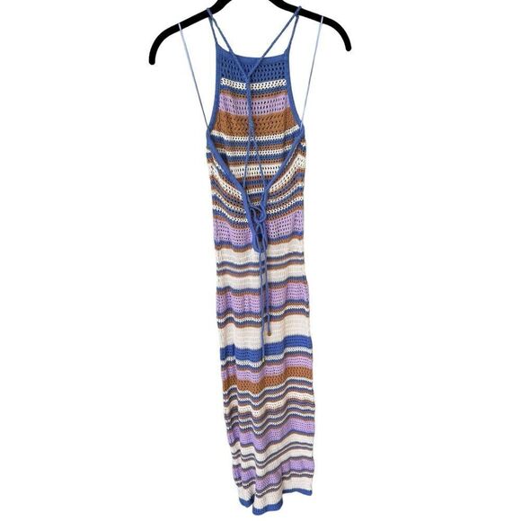 L*SPACE ALLEGRA KNIT DRESS Wildflower Crochet S - Picture 6 of 9